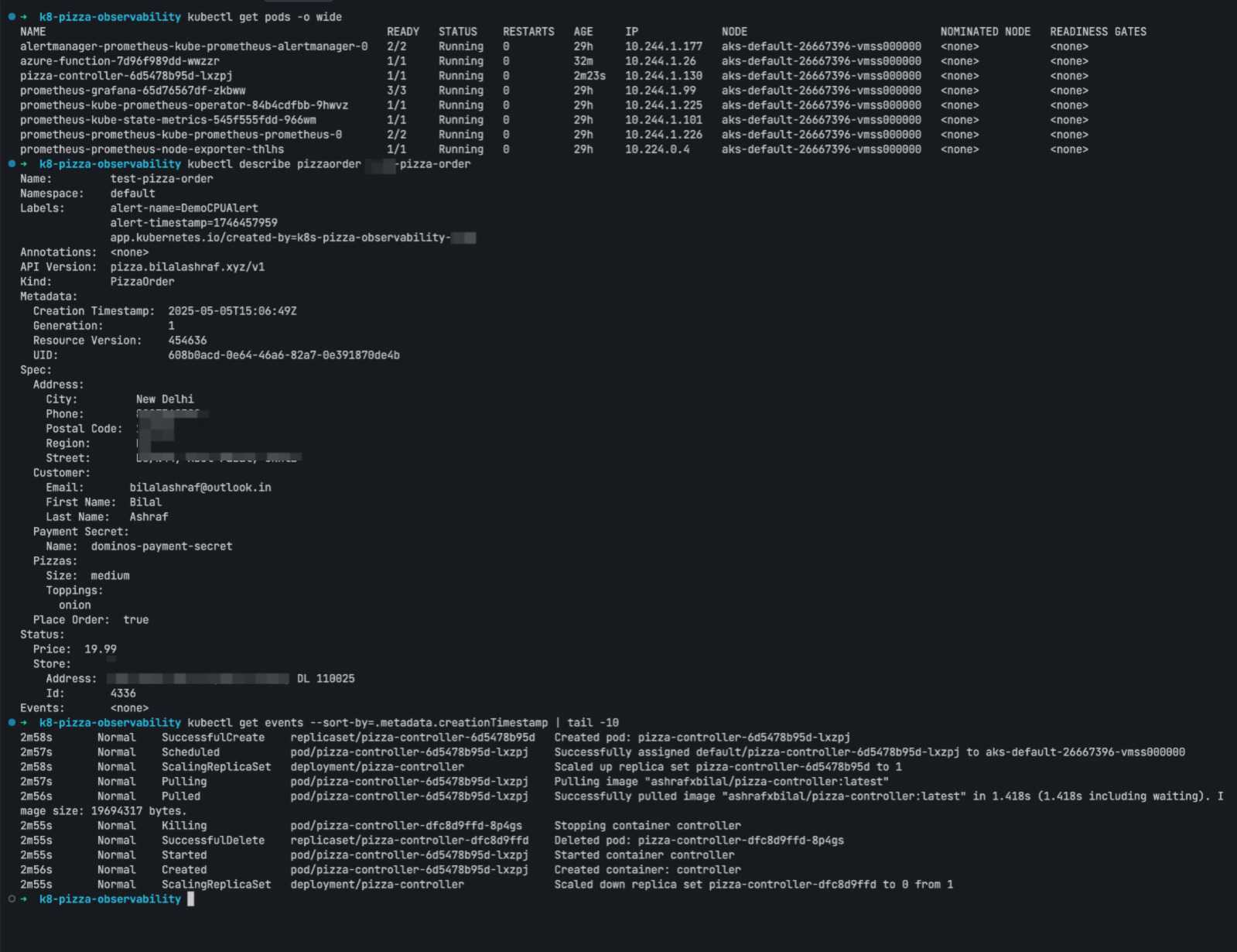 kubectl command line interface